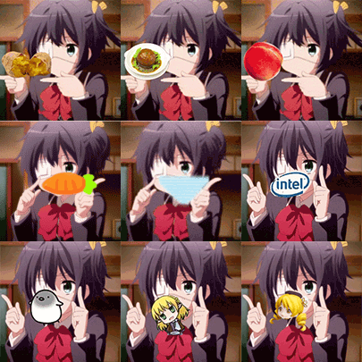 微信搞怪逗比二次元人物斗图表情包