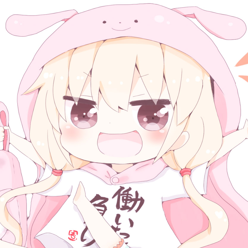 好看粉嫩二次元情侣微信头像