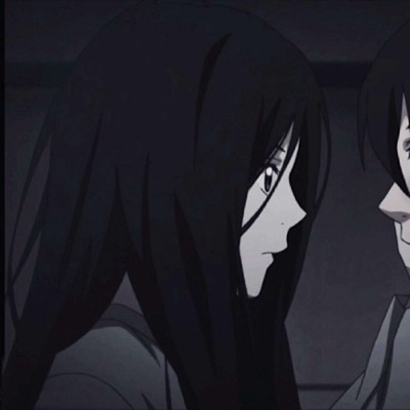 2019微信唯美暗黑系风格卡通情侣头像下载