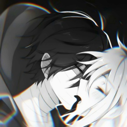 2019微信唯美暗黑系风格卡通情侣头像下载