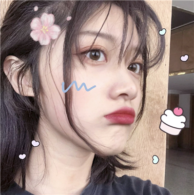 微信清新时尚粉嫩女生头像