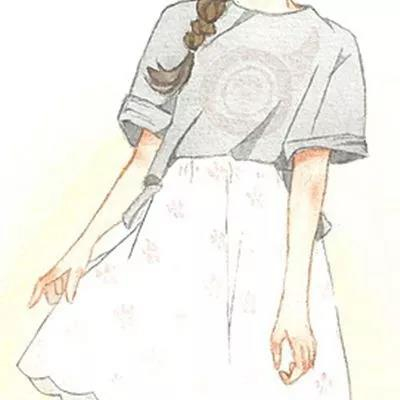 微信简洁好看二次元女生头像