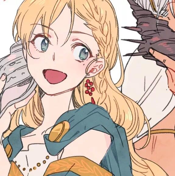 粉嫩好看二次元情侣微信头像