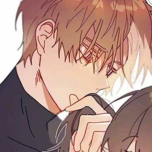 粉嫩好看二次元情侣微信头像