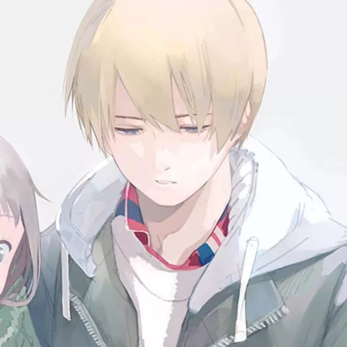 粉嫩好看二次元情侣微信头像