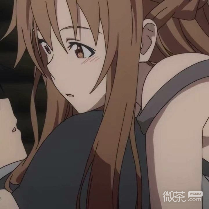 粉嫩好看二次元情侣微信头像