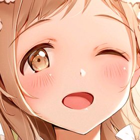 微信阳光迷人二次元女生头像