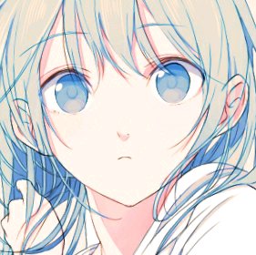 微信阳光迷人二次元女生头像