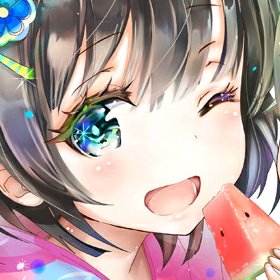 微信阳光迷人二次元女生头像