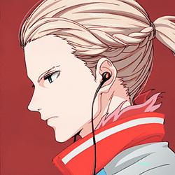 清新冷酷二次元男生微信头像