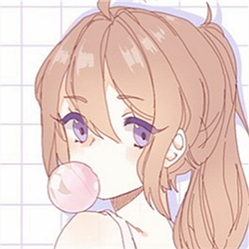 微信佛系可爱粉嫩二次元女生头像