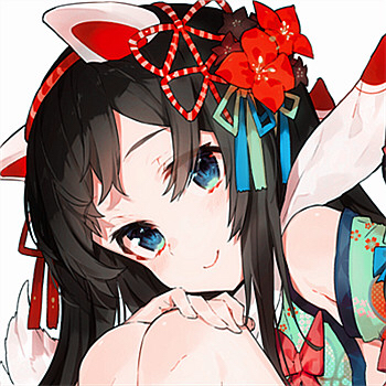 微信佛系可爱粉嫩二次元女生头像