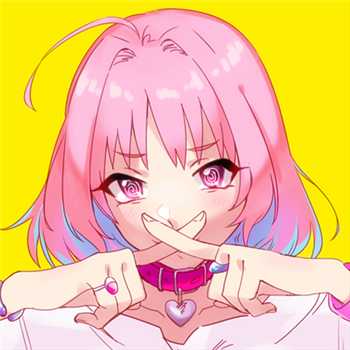 微信佛系可爱粉嫩二次元女生头像