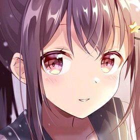 微信阳光迷人二次元女生头像