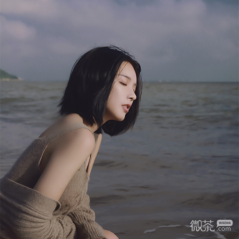 微信简约文艺森系女生头像