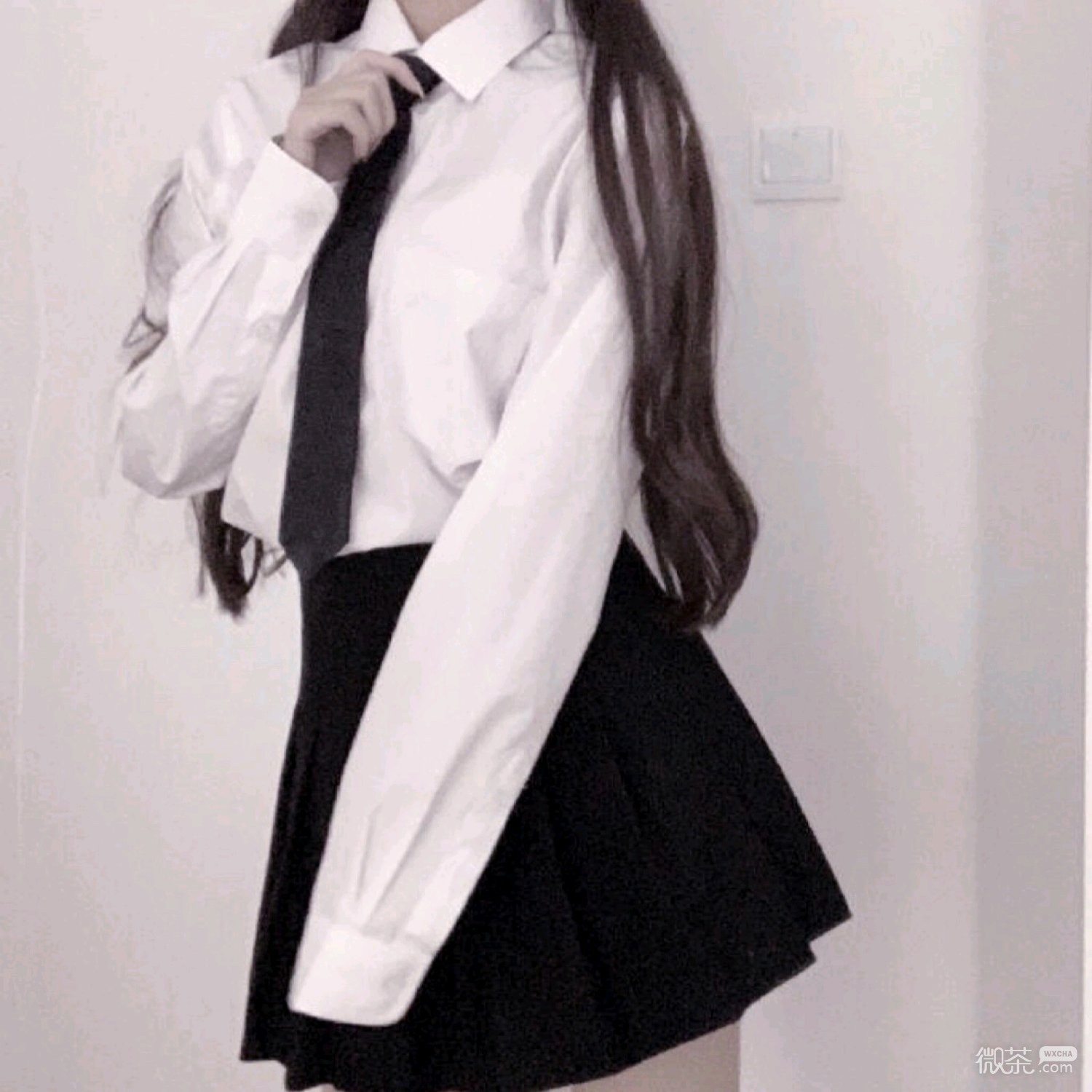 微信清新好看气质女生部位头像
