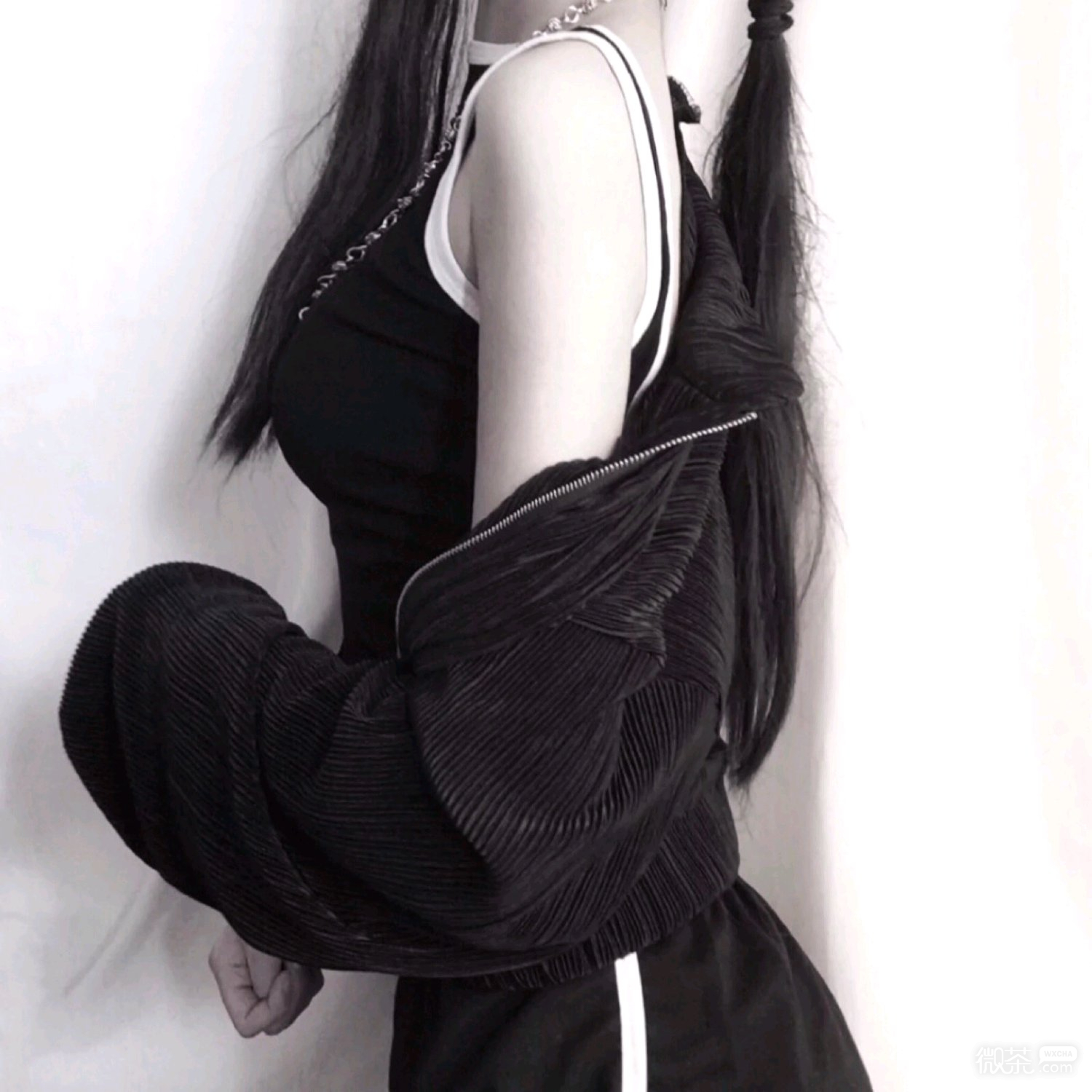 微信清新好看气质女生部位头像