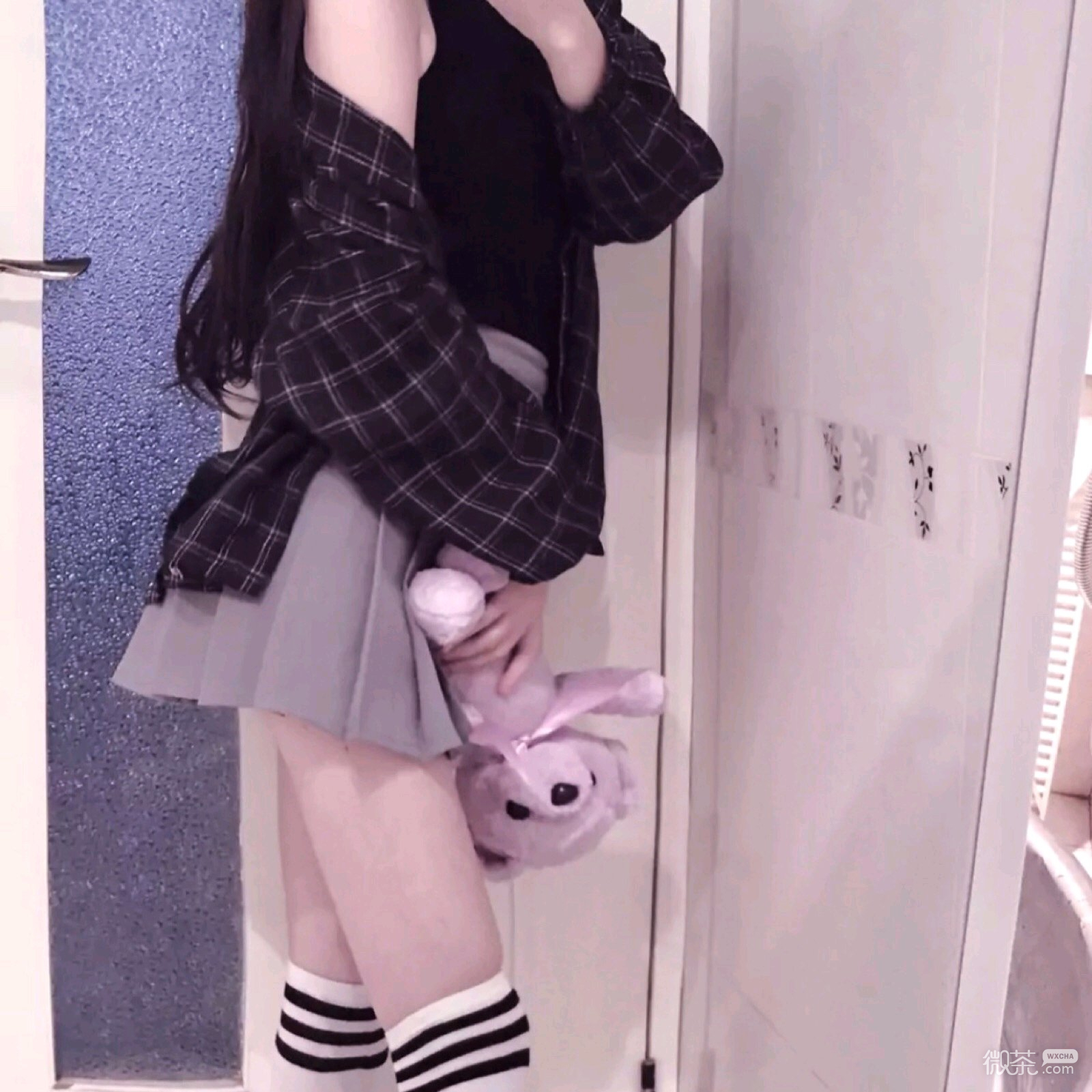 微信清新好看气质女生部位头像