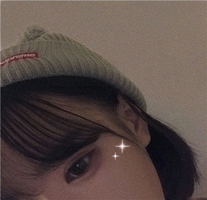 微信气质森系部位女头