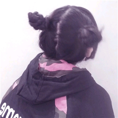 微信气质森系部位女头