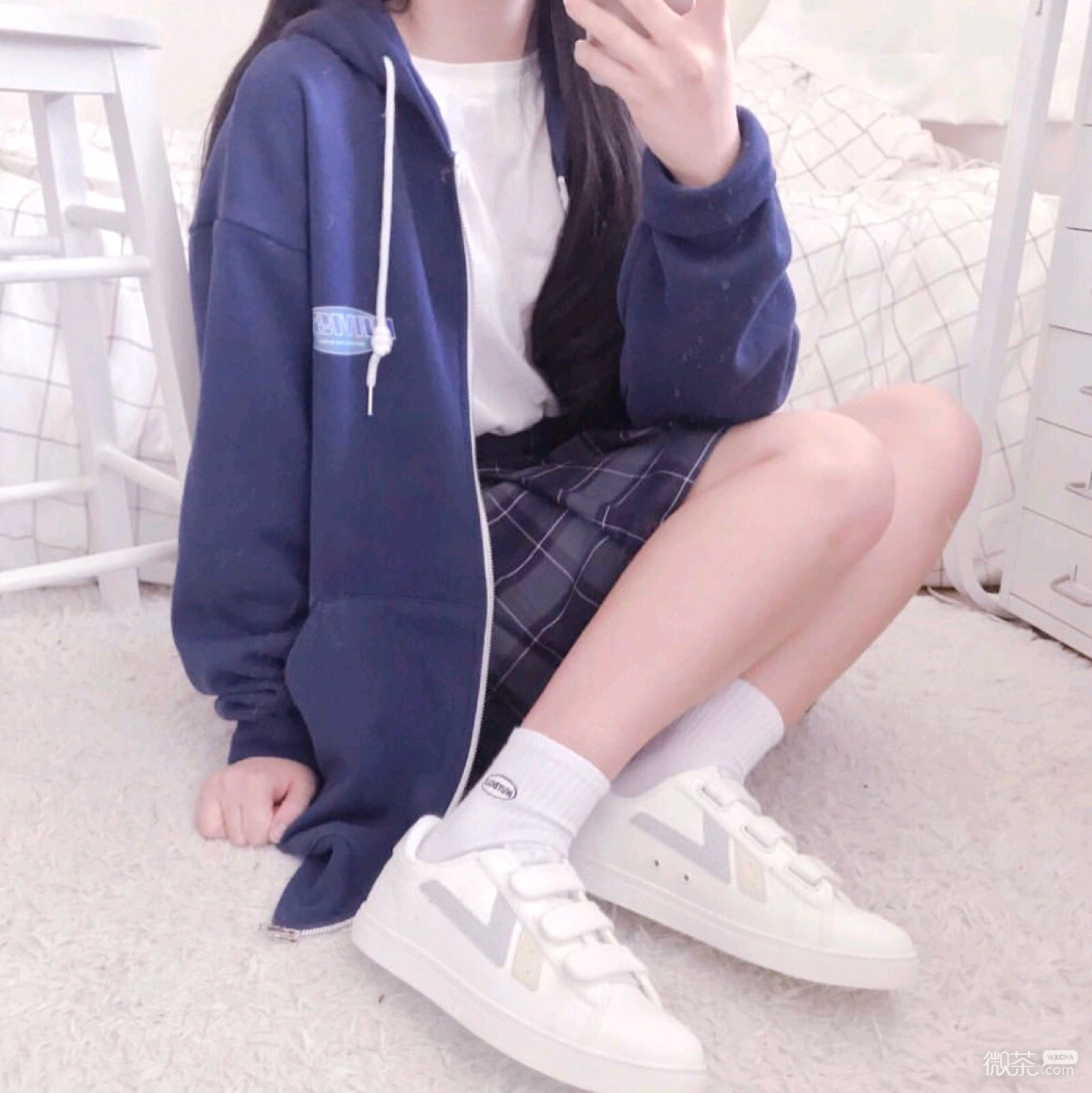微信清新好看气质女生部位头像