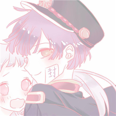 简洁二次元情侣微信头像