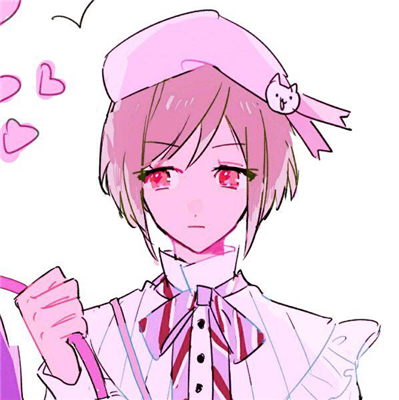 简洁二次元情侣微信头像