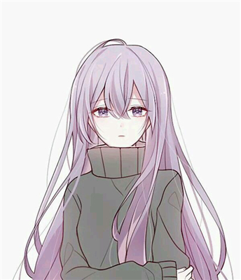 简洁二次元情侣微信头像