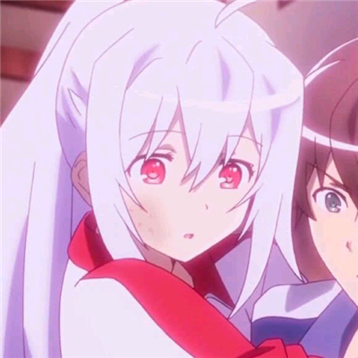 简洁二次元情侣微信头像