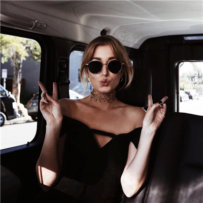 微信清新时尚阳光欧美女生头像