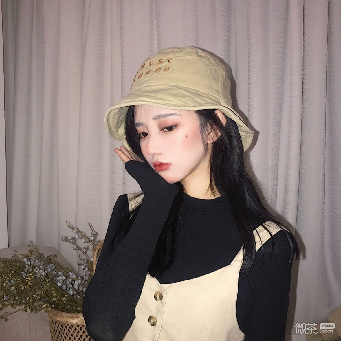 微信纯洁森系女头