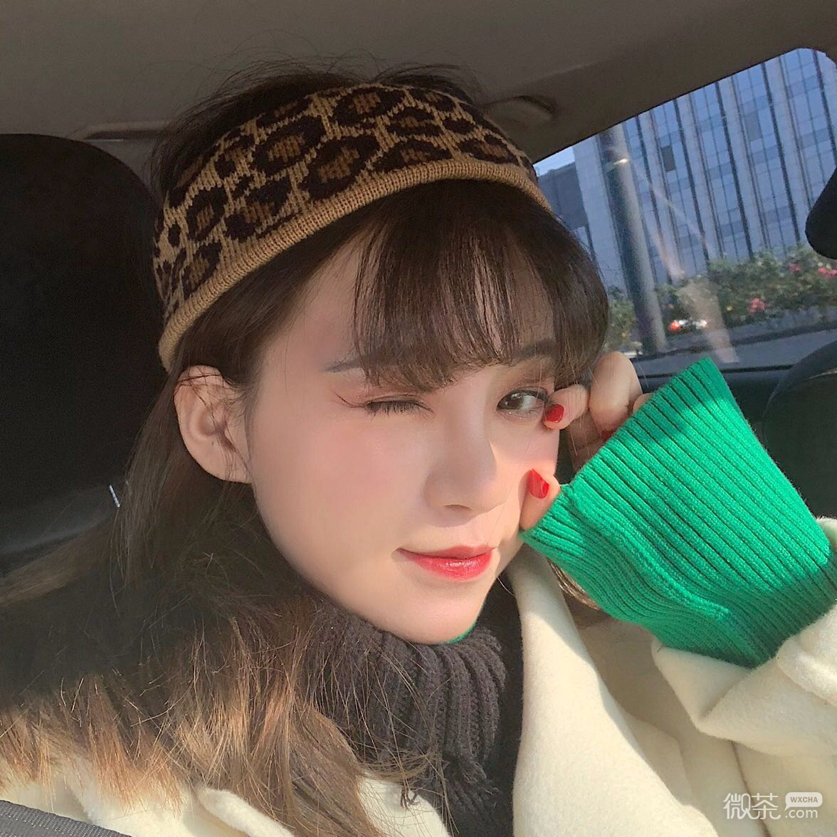 微信纯洁森系女头