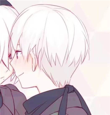 简洁二次元情侣微信头像