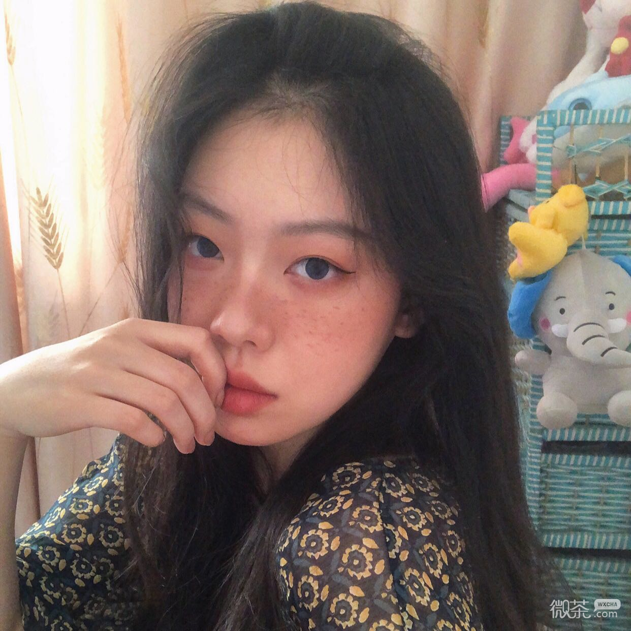 微信纯洁森系女头