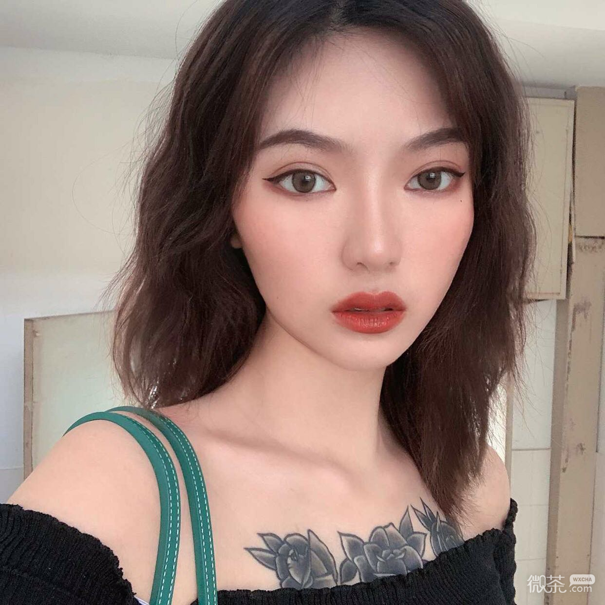 微信纯洁森系女头