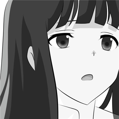 简洁二次元情侣微信头像