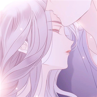 简洁二次元情侣微信头像