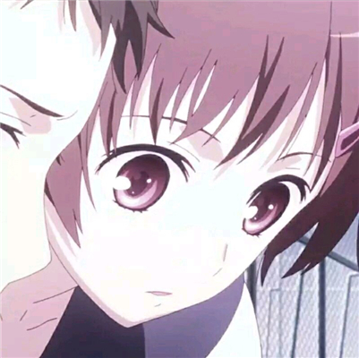 简洁二次元情侣微信头像