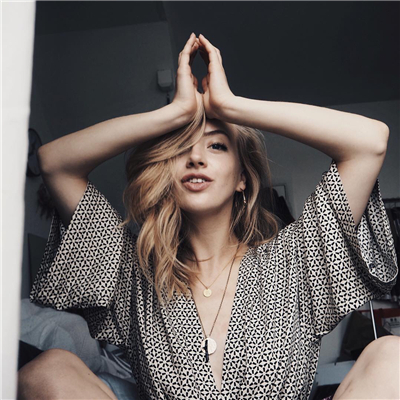 微信清新时尚阳光欧美女生头像