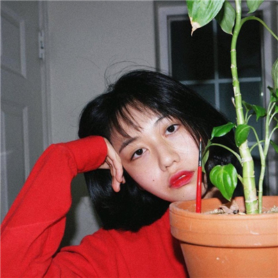 清新唯美女生微信头像