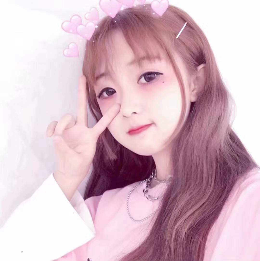 微信小清新唯美粉嫩气质女生头像