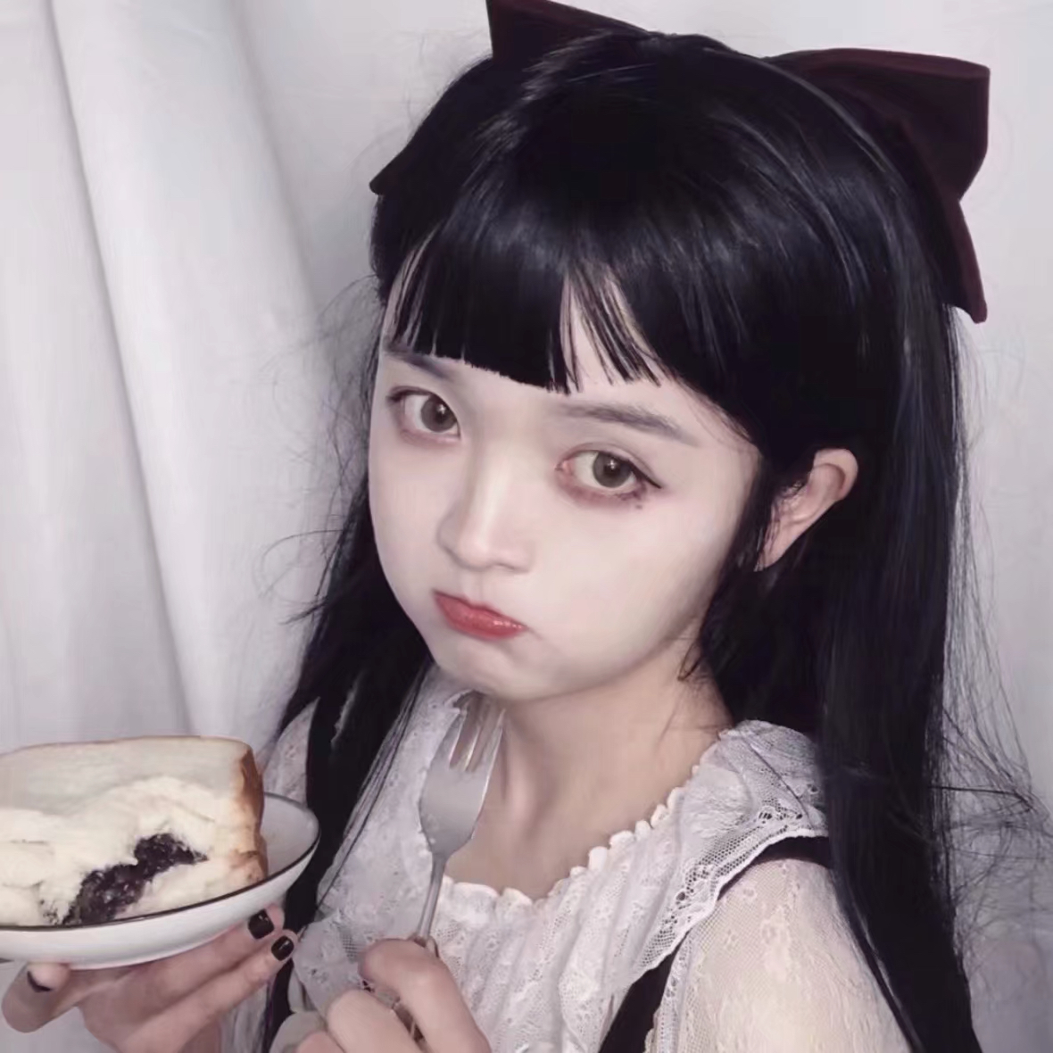 微信小清新唯美粉嫩气质女生头像