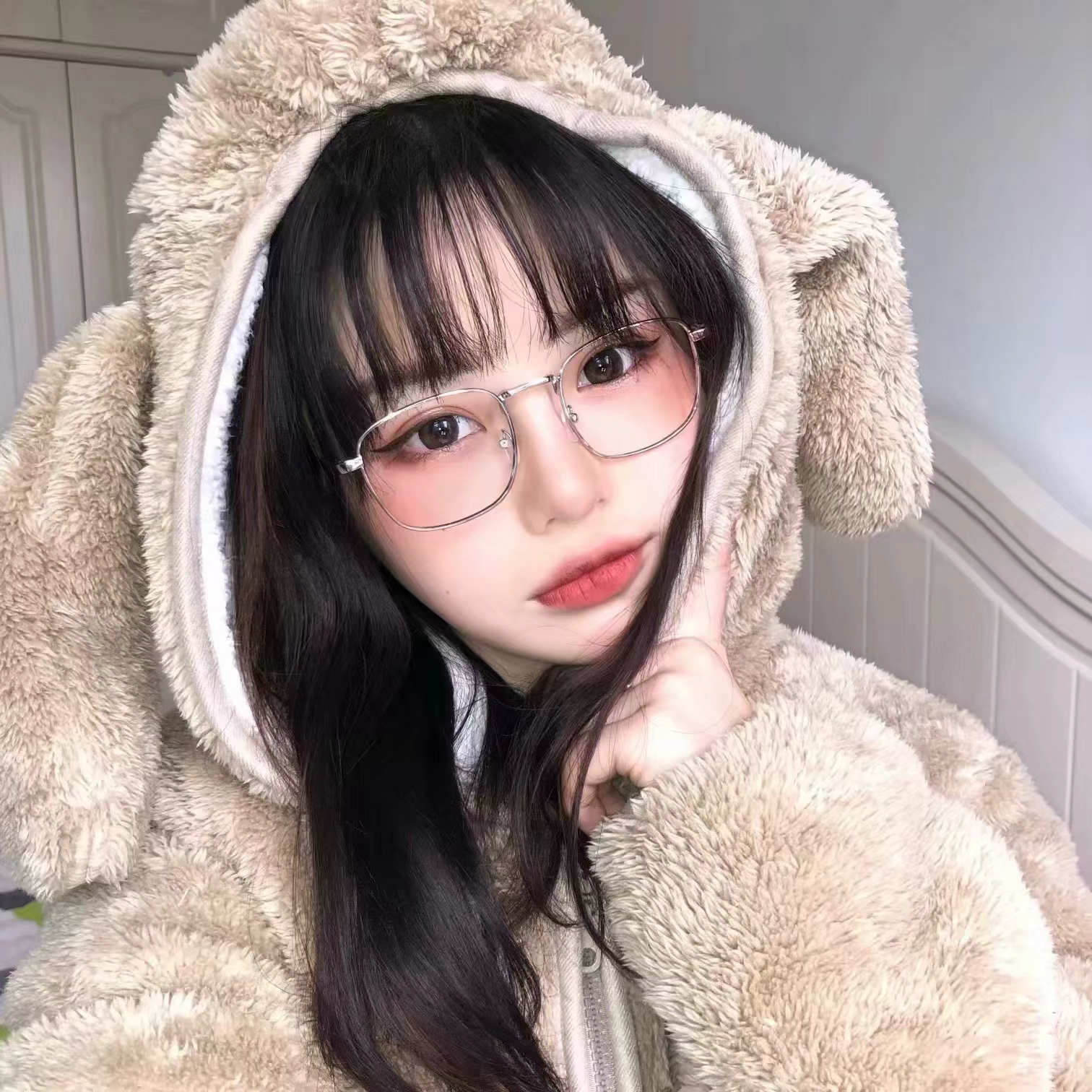 微信小清新唯美粉嫩气质女生头像