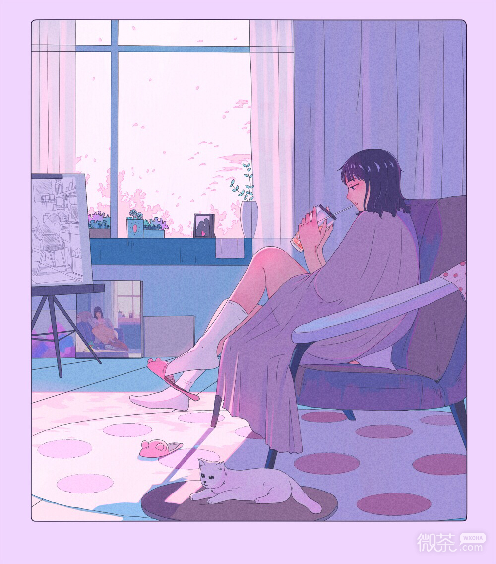 微信唯美意境二次元风景图片