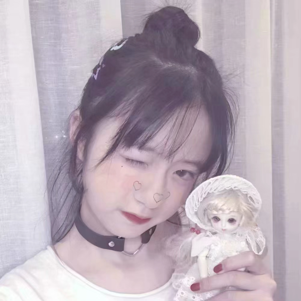 微信小清新唯美粉嫩气质女生头像