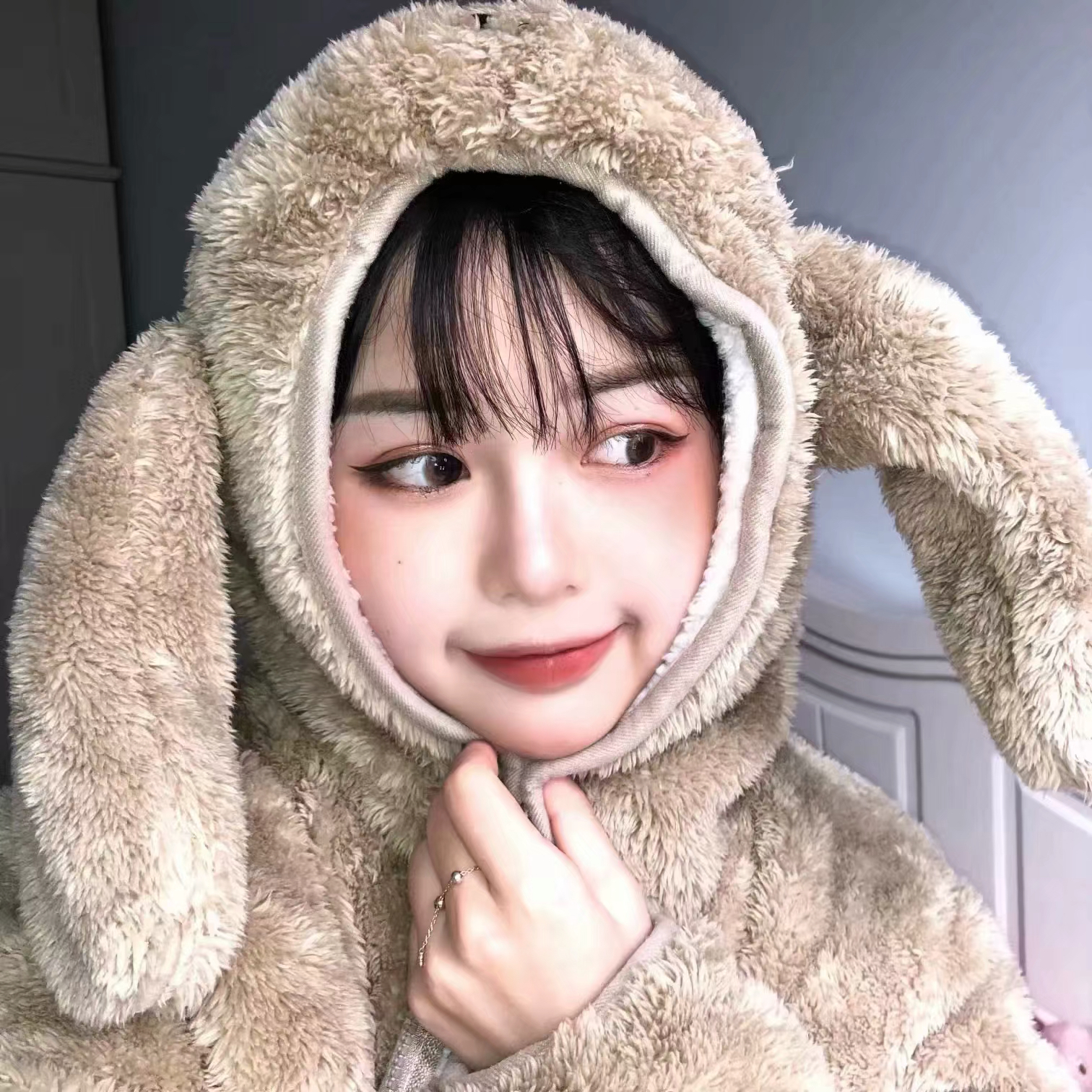 微信小清新唯美粉嫩气质女生头像