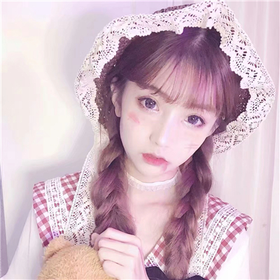 微信文艺阳光粉嫩女生头像