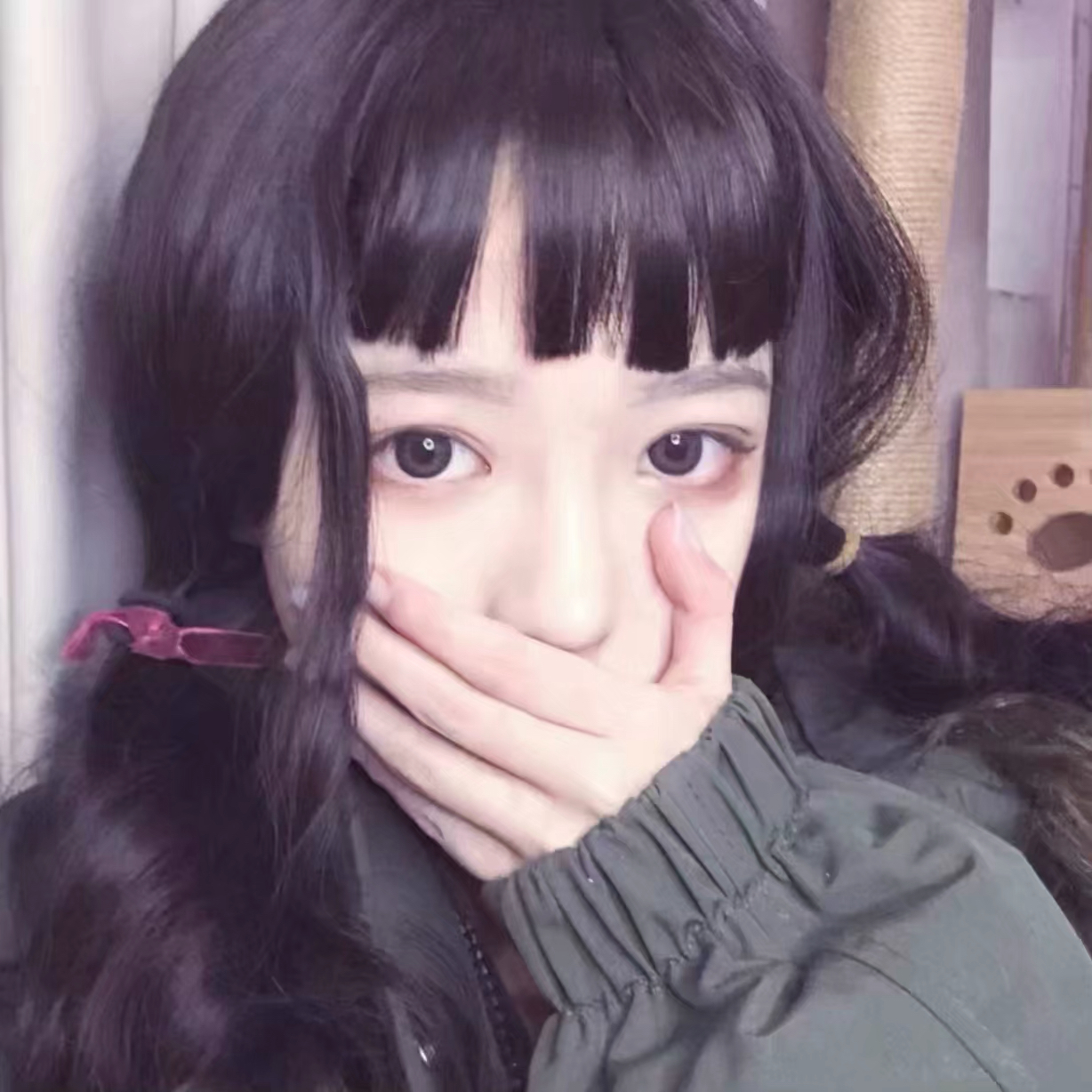 微信小清新唯美粉嫩气质女生头像