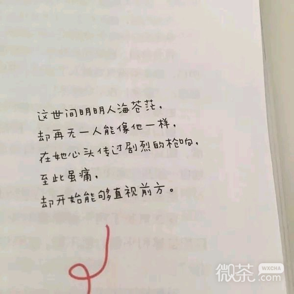 唯美简约朋友圈配图