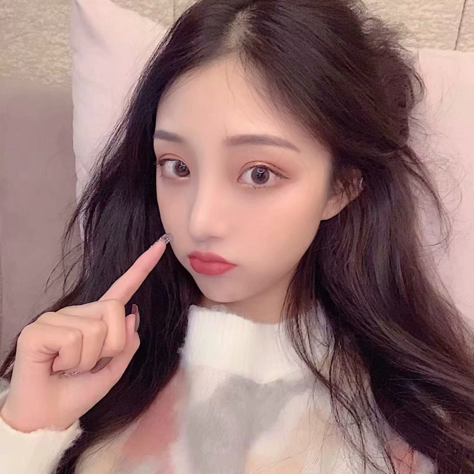 微信小清新唯美粉嫩气质女生头像